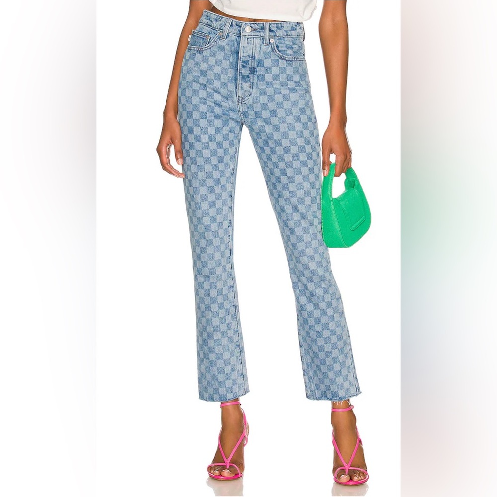 Lovers And Friends Reece High Rise Slim Straight Leg Jeans Size 25 - NWT